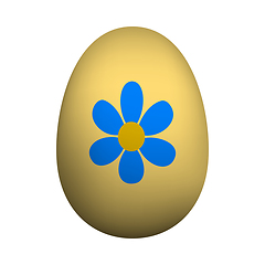 Image showing Easter Egg With Ornate Icon