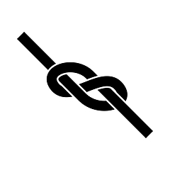 Image showing Alpinist Rope Knot Icon