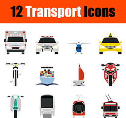 Image showing Transport Icon Set