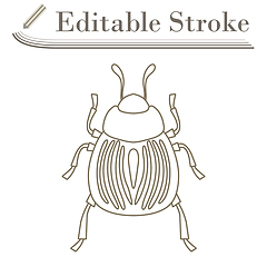 Image showing Colorado Beetle Icon