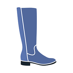 Image showing Autumn Woman Boot Icon