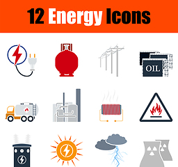 Image showing Energy Icon Set