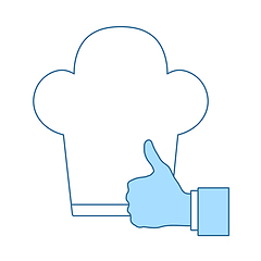 Image showing Thumb Up To Chef Icon