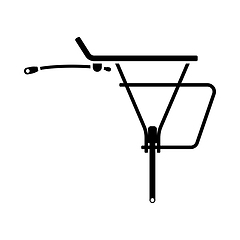 Image showing Bike Luggage Carrier Icon