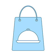 Image showing Paper Bag With Cloche Icon