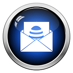 Image showing Envelop With Easter Egg Icon