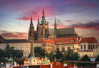 Image showing Castle near Charles Bridge