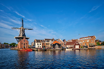 Image showing Panorama of Harlem, Netherlands