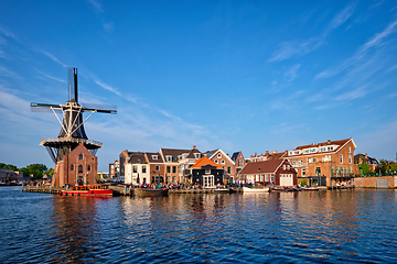 Image showing Panorama of Harlem, Netherlands