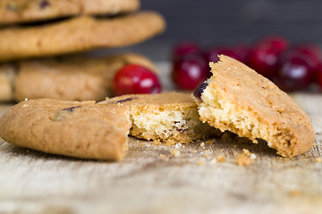 Image showing oatmeal cookie