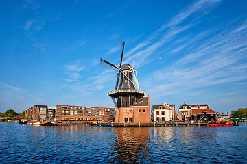 Image showing Panorama of Harlem, Netherlands