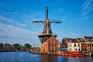 Image showing Panorama of Harlem, Netherlands