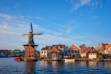 Image showing Panorama of Harlem, Netherlands