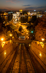 Image showing City view with bridge