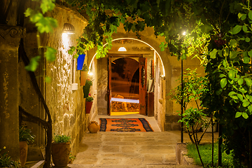 Image showing Courtyard in a hotel