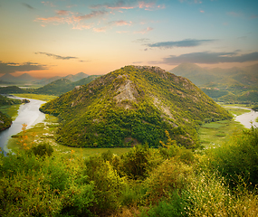 Image showing Crnojevica river in Montenegro