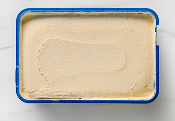 Image showing box of vanilla ice cream