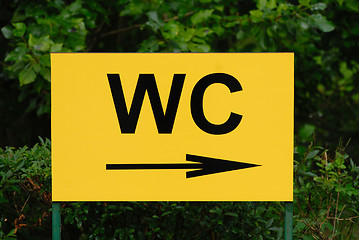 Image showing WC Sign