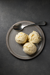 Image showing vanilla ice cream