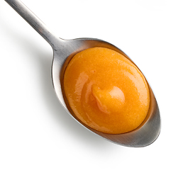 Image showing spoon of vegetable puree