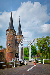 Image showing Oostport Eastern Gate of Delft. Delft, Netherlands