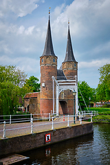 Image showing Oostport Eastern Gate of Delft. Delft, Netherlands