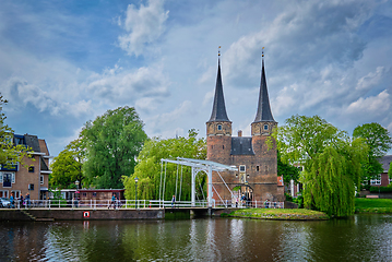 Image showing Oostport Eastern Gate of Delft. Delft, Netherlands