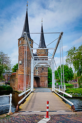 Image showing Oostport Eastern Gate of Delft. Delft, Netherlands