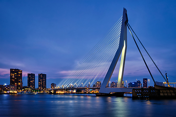 Image showing Erasmus Bridge, Rotterdam, Netherlands