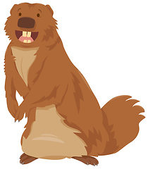 Image showing cartoon gopher animal character