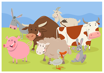 Image showing cute farm animal characters