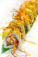 Image showing Japanese sushi rolls Maki Sushi