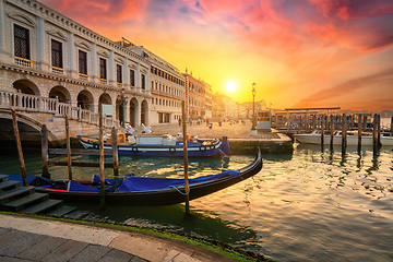 Image showing Gondola and architecture