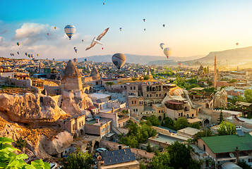 Image showing Goreme town Cappadocia