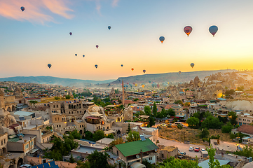 Image showing Goreme town, Cappadocia