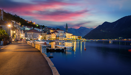 Image showing Historic city of Perast