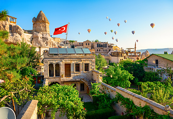 Image showing Hot air balloons at day