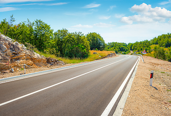 Image showing Image of mountain road