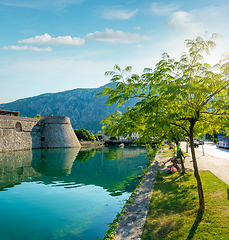 Image showing Kotor fortifications, in Montenegro