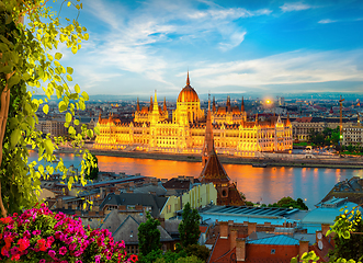 Image showing Landscape of budapest