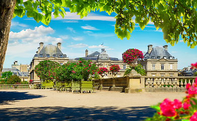 Image showing Luxembourg Gardens in Paris