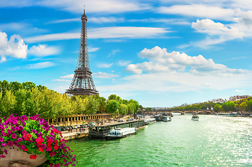 Image showing Metal Eiffel Tower