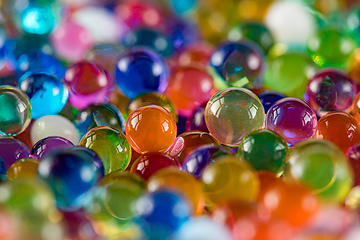 Image showing Colorful Water beads