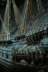 Image showing Stockholm, Swden - Novemer 6, 2018. Visit of The Vasa ship in Va