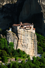 Image showing Monastery of Rousanou in Meteora in Greece