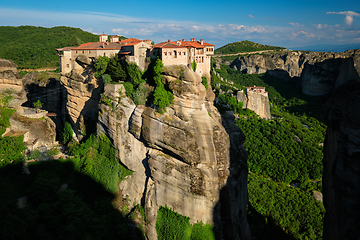 Image showing Monasteries of Meteora famous pilgrimage site in Greece