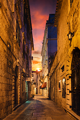 Image showing Narrow street in Kotor