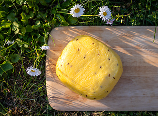 Image showing whole Caraway cheese