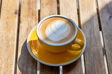 Image showing cup of cappuccino