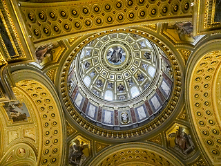 Image showing rich ornamented ceiling